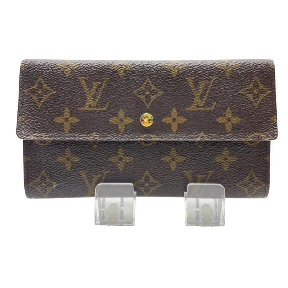 Auth Louis Vuitton Monogram Porto Tresor Monnaie T61216 Wallet EUC - Picture 1 of 16